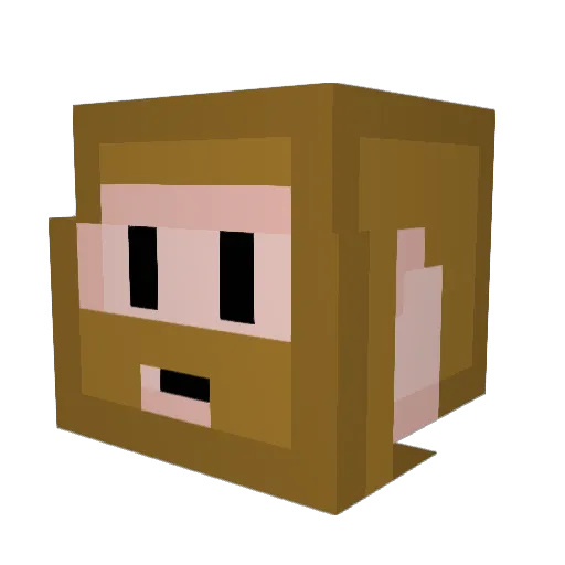 ScorpioPheonix Minecraft avatar head, 3D render