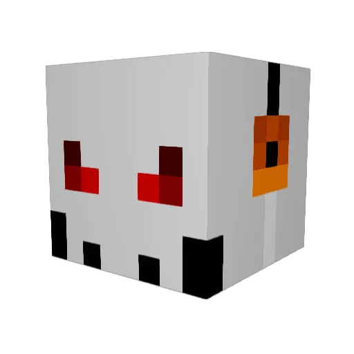 Scorpiom_ Minecraft avatar head, 3D render