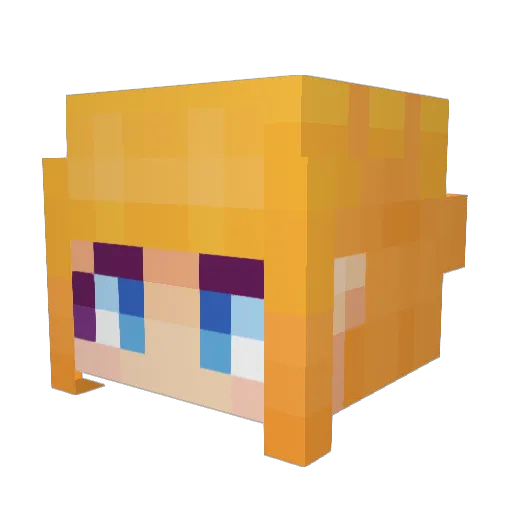 ScorpionEntrails Minecraft avatar head, 3D render