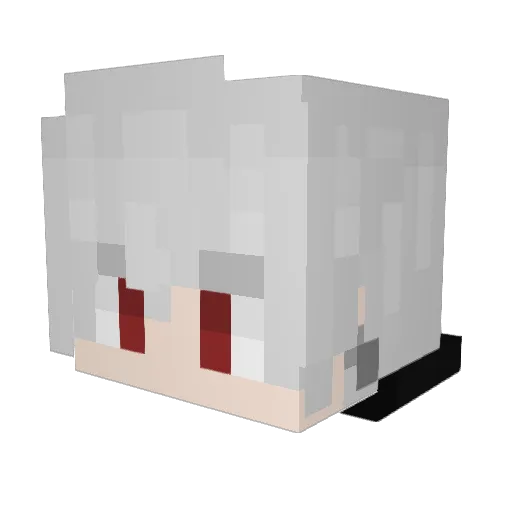 ScorpionN109 Minecraft avatar head, 3D render