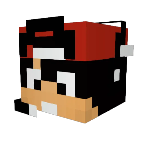 Scorpion_66 Minecraft avatar head, 3D render