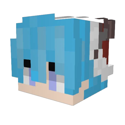 Scorpion_King Minecraft avatar head, 3D render