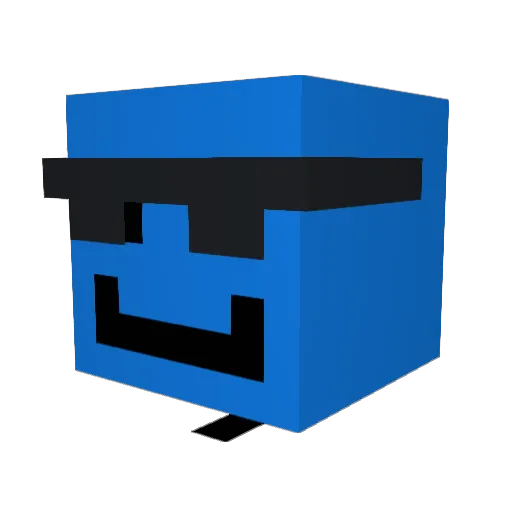 Scorpionking3 Minecraft avatar head, 3D render