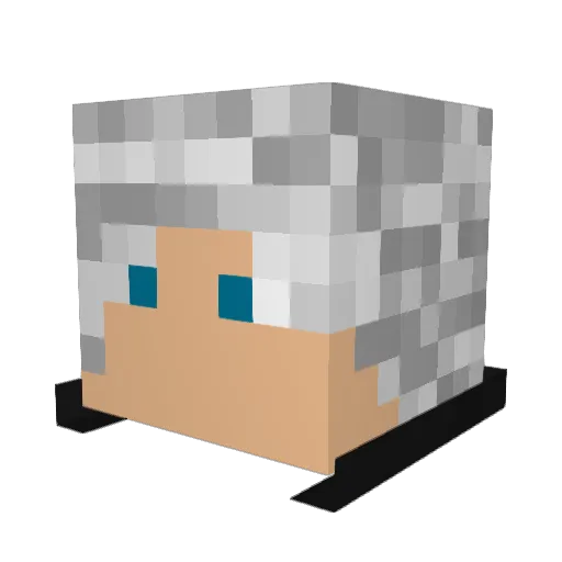 Scorpions_Rage Minecraft avatar head, 3D render