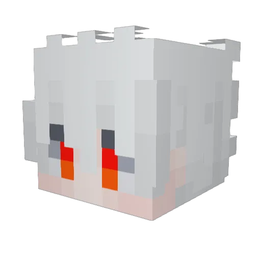 Scorpionxzzz Minecraft avatar head, 3D render