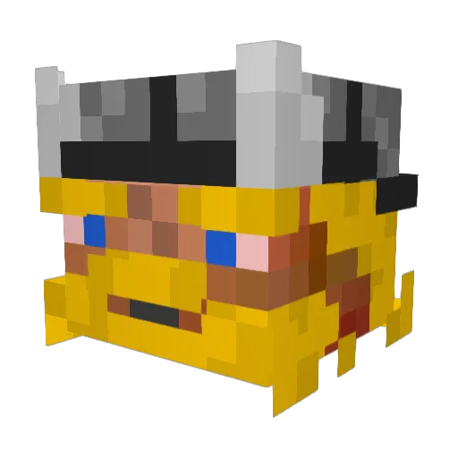 Scorpionz94 Minecraft avatar head, 3D render