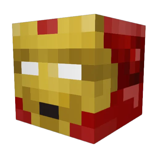 ScorpsterNL Minecraft avatar head, 3D render