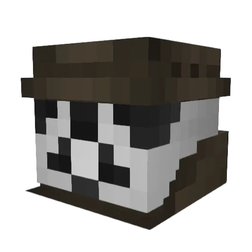 Scorqio Minecraft avatar head, 3D render