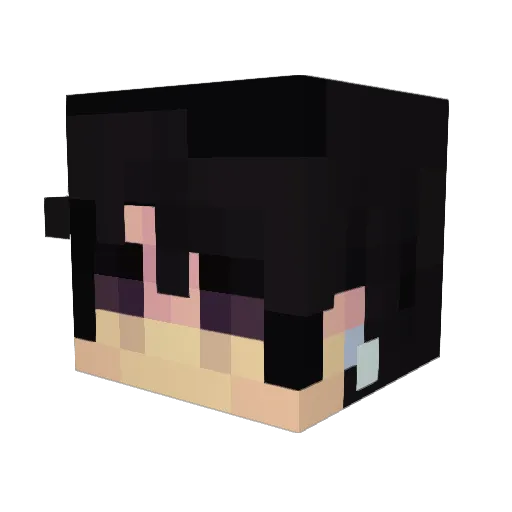 Scorte Minecraft avatar head, 3D render