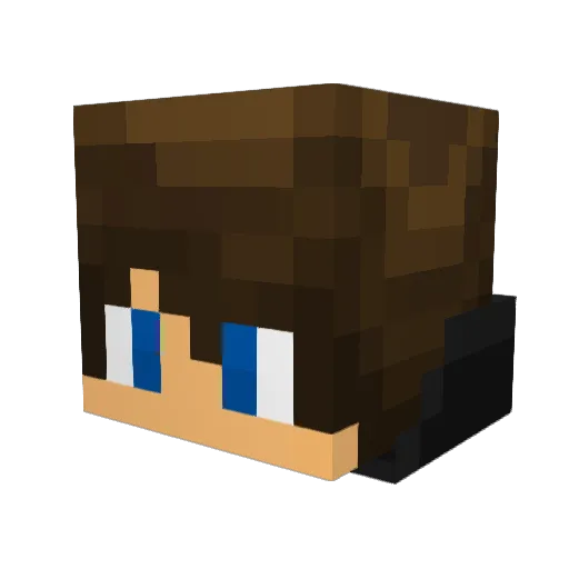 Scorthion Minecraft avatar head, 3D render
