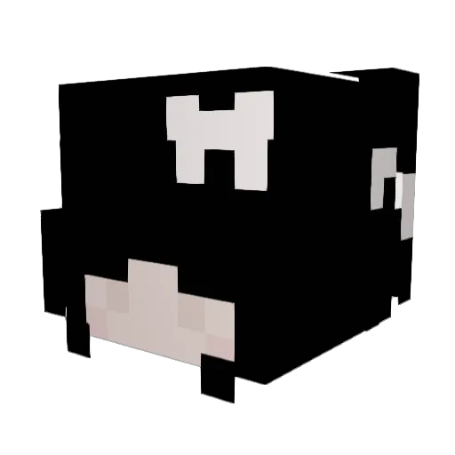 Scorzel Minecraft avatar head, 3D render