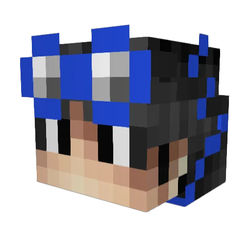 Scotsman95 Minecraft avatar head, 3D render