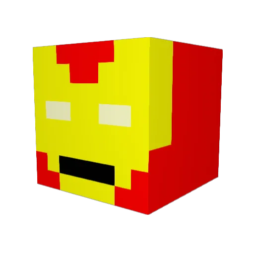 Scott1127 Minecraft avatar head, 3D render