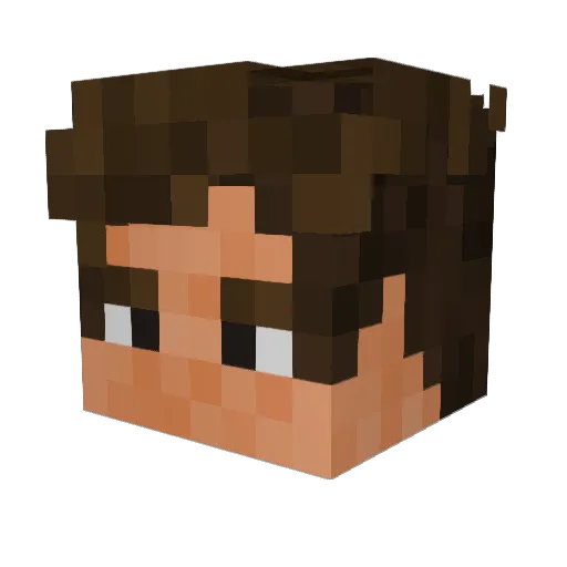 ScottBrown67 Minecraft avatar head, 3D render