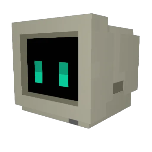 ScottEFry Minecraft avatar head, 3D render