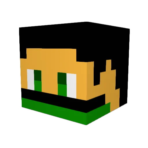 ScottEStone Minecraft avatar head, 3D render