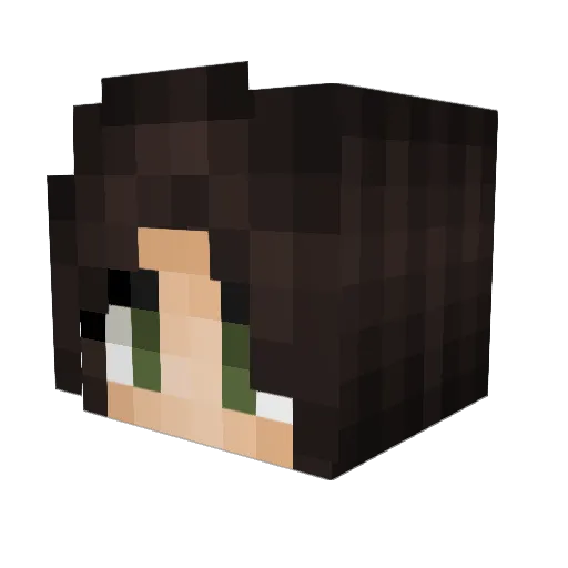 ScottGrupp Minecraft avatar head, 3D render