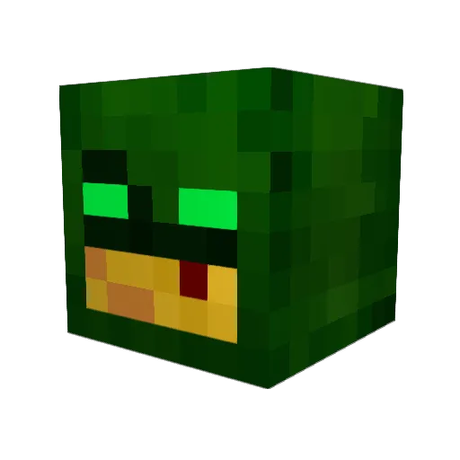 ScottOfChaos Minecraft avatar head, 3D render