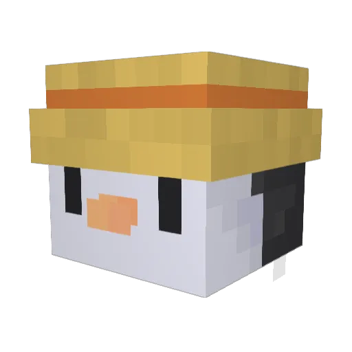 ScottSan1 Minecraft avatar head, 3D render