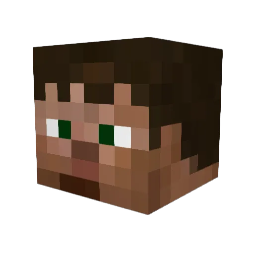 ScottTheGreat11 Minecraft avatar head, 3D render