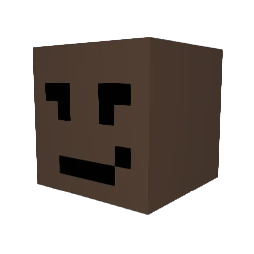 ScottWozniak Minecraft avatar head, 3D render
