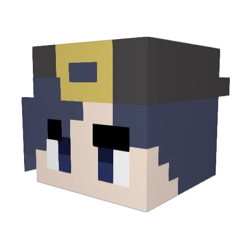 Scott_724 Minecraft avatar head, 3D render