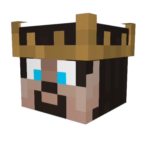 Scott_McCowan Minecraft avatar head, 3D render