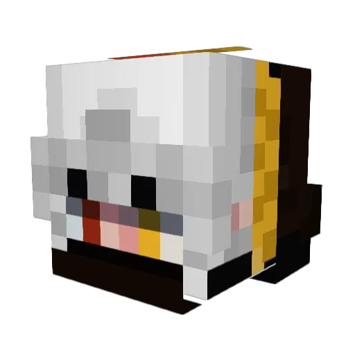 Scott_the_wrecka Minecraft avatar head, 3D render