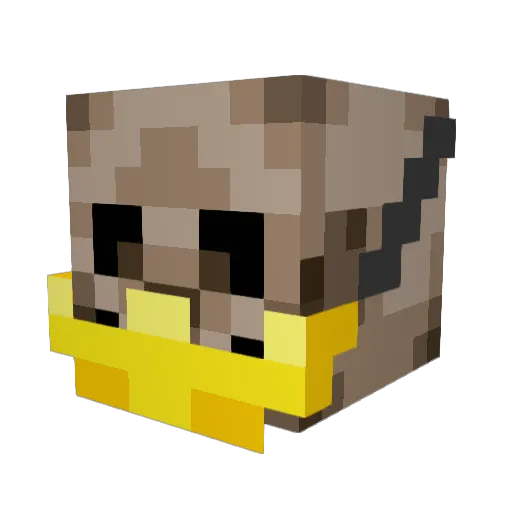 Scottage_Man Minecraft avatar head, 3D render