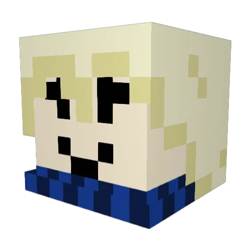 Scottc82 Minecraft avatar head, 3D render
