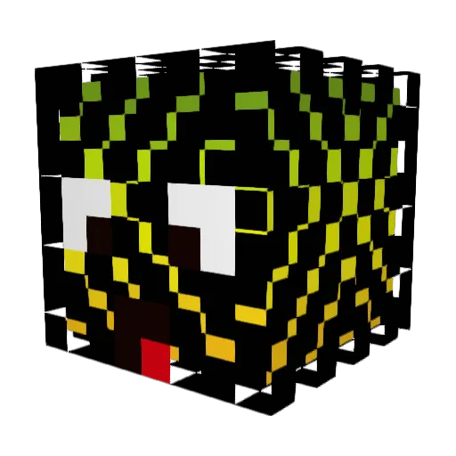 Scotti_11 Minecraft avatar head, 3D render