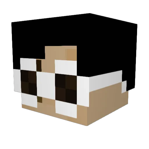 Scottle77 Minecraft avatar head, 3D render