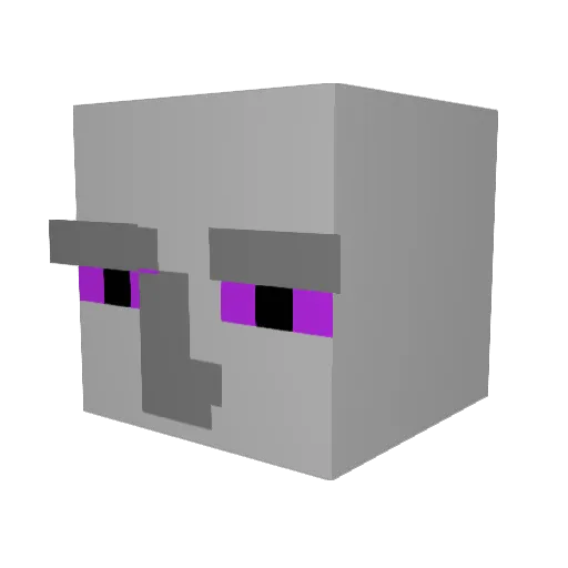 Scotty99 Minecraft avatar head, 3D render