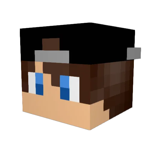 ScottyIIHotty Minecraft avatar head, 3D render