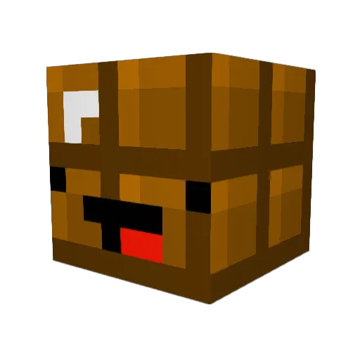 ScottyJe Minecraft avatar head, 3D render