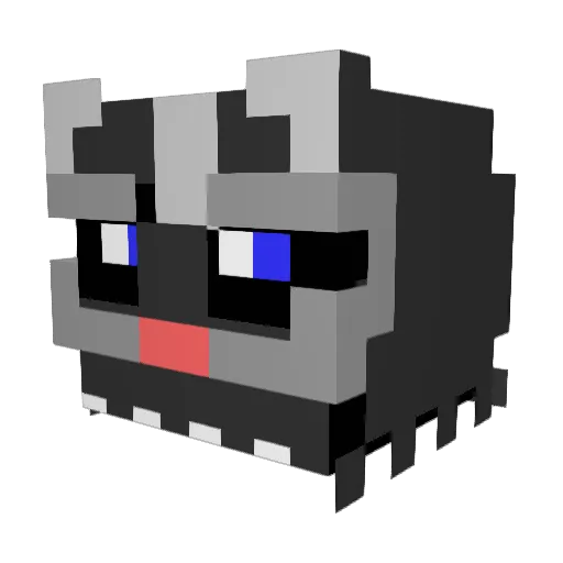 ScottyOddity Minecraft avatar head, 3D render