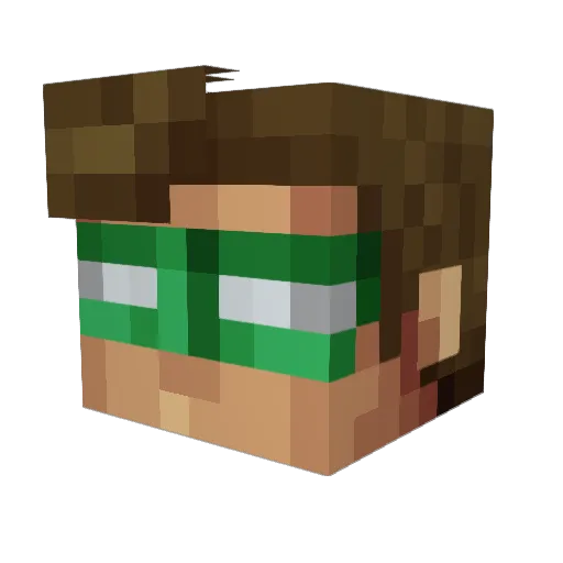 ScottyTwoHotty Minecraft avatar head, 3D render