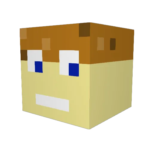 Scottyboii57 Minecraft avatar head, 3D render