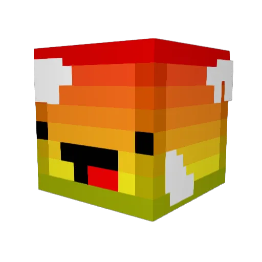 Scottydec123 Minecraft avatar head, 3D render