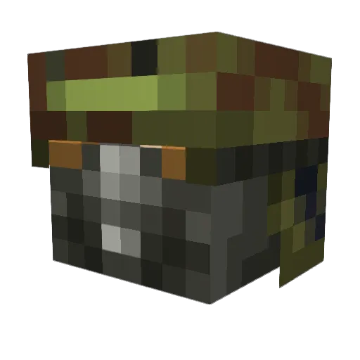 Scottynl1 Minecraft avatar head, 3D render