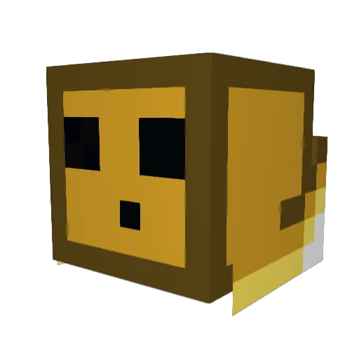 Scouic Minecraft avatar head, 3D render