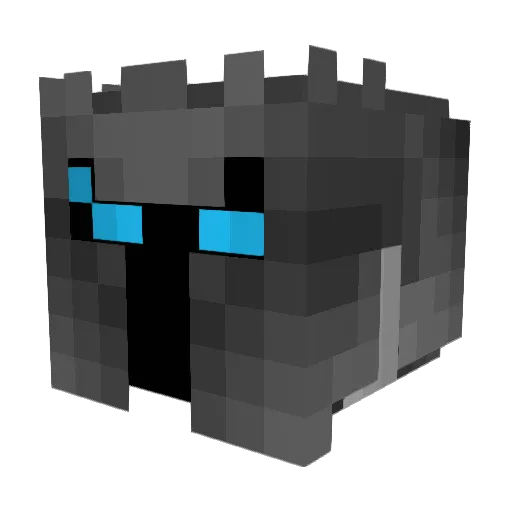 ScourgeX13 Minecraft avatar head, 3D render