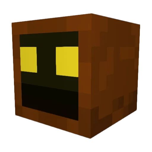 Scout80 Minecraft avatar head, 3D render