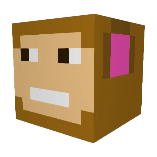 ScoutBear Minecraft avatar head, 3D render