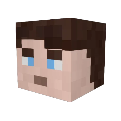 Scout_Rebel Minecraft avatar head, 3D render