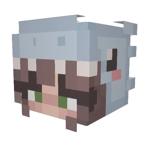 ScoutingItOut Minecraft avatar head, 3D render