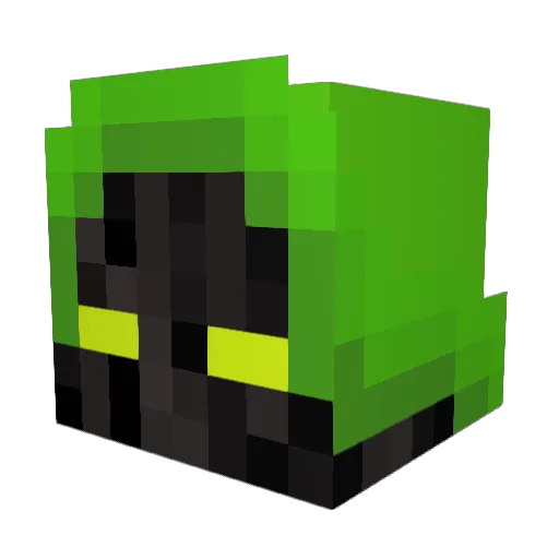 Scoutout2k Minecraft avatar head, 3D render