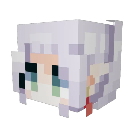 Scovundra Minecraft avatar head, 3D render