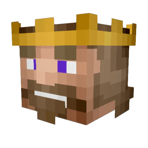 ScrUge__ Minecraft avatar head, 3D render