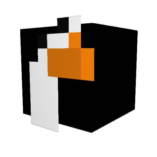 ScrambedEggHead Minecraft avatar head, 3D render